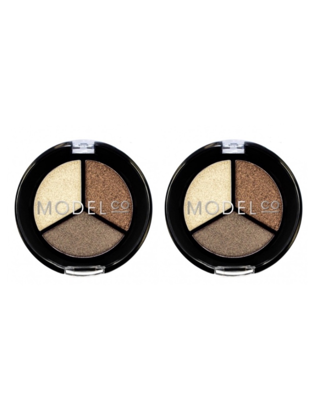Two (2) - ModelCo Metallic Eyeshadow Trio - St Tropez - New in Box